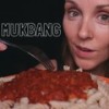 ASMR MUKBANG - Nudeln mit Tomatensoße, Pt. 2 - WhisperingJane ASMR