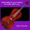 Suite N° 5 in C minor - I Prelude - Pierre Fournier