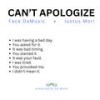 Can't Apologize (Explicit) - Face DaMusic&iustus mori